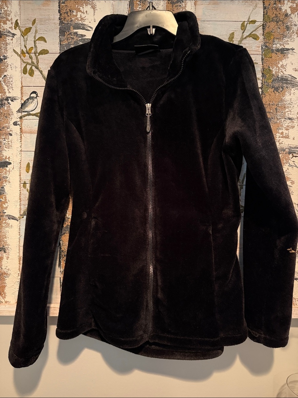 Women's Black HeatKeep Teddy Zip-Up Jacket